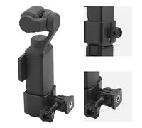 WheatThrive Camera Mount Adapter for DJI Osmo Pocket 3, ABS Frame with Tripod Thread, Bike Clip Base for Vlogging