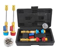 WheatThrive Car AC Repair Tool, Valve Core Remover, R134a for R1234YF Compatible, 45 Bar Pressure Resistant, Steel Wrench Kit for Auto Air Conditioning Service