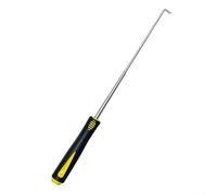 WheatThrive Car Door Handle Removal Tool Steel Straight Curved Hook Wrench for Auto Trim Panel Dashboard Repair 240mm(Elbow Head)