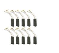 WheatThrive Carbon Brush, Washing Machine Motor Part, for Drum Washer Repair, 5x12.5x37mm, with Spring & Wire, 10 Pack