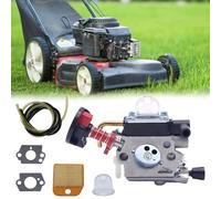 WheatThrive Carburetor, Air Filter Kit for HS82, HS82T, HS82R, HS87T, HS87R Hedge Trimmer, Replace 42371200621, 7 Pieces