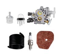 WheatThrive Carburetor Kit, Hedge Trimmer Part, Replacement 4242-120-0601, for HS46C, HS56C-E, C1T-S195G, Metal, Easy Install, Set