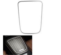 WheatThrive Center Console Trim, Control Panel Frame, Car Interior Accessories for Mercedes E-Class W214 2024-2025, Silver ABS Protector Cover, LHD Only