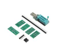WheatThrive CH341A Programmer,EEPROM Flash BIOS Tool,1.8V Level Conversion,Supports 24/25/93 Series Chips,Open Source Software for PC Repair
