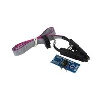 WheatThrive CH341A SOP8 to DIP8 Burning Clip Adapter for SOIC8 SOP8 IC Programmer - PCB & Plastic, 23g Compact Programming Tool