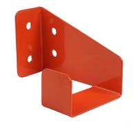 WheatThrive Chainsaw Hanger Wall Mounted Iron Bracket with Anti-Rust Coating for Power Tool Holder Garage Utility Hooks 9x6cm(Orange 1 Piece Per Pack)