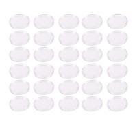 WheatThrive Clear Coin Capsule, Air Tight Holder, 40.6mm Case, for American Silver Eagle 1oz, 30 Pack Plastic Storage