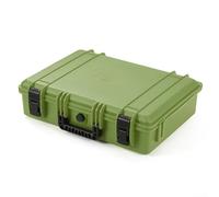 WheatThrive Compact Camera Case, Portable Waterproof Hard Case,Dustproof Protective Tool Box, for Starlink Mini with Molded Foam, 50X38X12cm(Green)