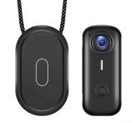 WheatThrive Compact Magnetic Action Camera, Wearable Body Cameras With Audio And Video Recording For Motorcycle, Bike, Work, Travel(Black)