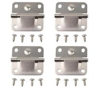 WheatThrive Cooler Hinge Stainless Steel Set Replacement for Coleman, 2x2 Inch Heavy Duty Metal Hinges with Screws, Compatible with Models 5226 5227B 5235 5236