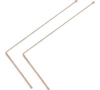 WheatThrive Copper Dowsing Rods, Metal Detecting Rod, Water Finder, Treasure Hunting Tools, Brass Divining Set for Locating Gold, Minerals, Lost Items, 2 Pack