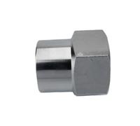 WheatThrive Copper Pipe Adapter, Hose Reducer Fitting, Leak-Proof Connector for Garden Irrigation, Kitchen, Bathroom, 7/8 to 1/2 Inch, Silver, Pack