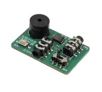 WheatThrive CW Trainer, CW Keyer, Handheld Key Oscillator, Automatic Key Controller, Morse Code Practice Device for Radio Amateurs, Compact Battery-Powered Unit with LED Rhythm Light, Green