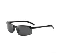 WheatThrive Day and Night Sunglasses for Outdoor Cyclists with Protective Dual Lenses (Black box gray)