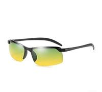 WheatThrive Day and Night Sunglasses for Outdoor Cyclists with Protective Dual Lenses (Yellow blue)