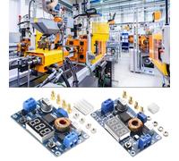WheatThrive DC-DC Converter, Step Up Module, Voltage Regulator, Adjustable Power Supply, 5A 75W Boost with Digital Display for DIY Electronics