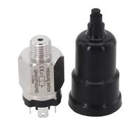 WheatThrive Diaphragm Pressure Switch, Air Water Controller, Adjustable 0.1-1Mpa, Stainless Steel, IP54 Insulated Cover, 1/4in PT Thread