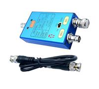 WheatThrive Differential Probe, Oscilloscope Probe, Signal Amplifier, 10MHz Bandwidth, 1X/10X/100X Gain, USB Rechargeable, Low Noise for Engineers