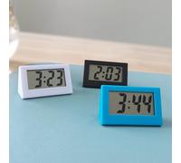 WheatThrive Digital Desk Clock, Triangle Alarm Clock, Silent Mini Timer, Creative DIY Display, Compact Design for Students, Home, Kitchen