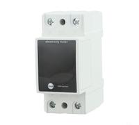 WheatThrive Digital Electricity Monitoring Unit, Din Rail Sub Meter for Voltage Current Power in Residential Rentals and Shared Housing