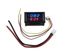 WheatThrive Digital Voltmeter,Amps Meter,DC Voltage Tester,LED Dual Display,0-100V 0-10A,Accurate Reading for Industrial Testing