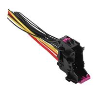 WheatThrive Door Wiring Harness, Door Repair Harness, Wire Loom for Audi A2 A3 8P A4 B6 B7 A6 TT, Black ABS Replacement Kit