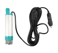 WheatThrive Electric Fuel Transfer Pump, Diesel Pump, 12V 24V DC Submersible Pump, 30L/min High Flow, 5m Lift for Water, Kerosene, Oil, Car, Boat, Workshop