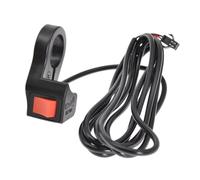 WheatThrive Electric Scooter Switch, E-Bike Control Button, Forward Reverse Rocker, Speed Limiter for 22.5mm Handlebar, 1.7m Cable