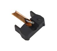 WheatThrive Elliptical Stylus, Turntable Needle, Record Player Stylus for SHURE M75ED N75ED-2 M75-6s, ABS Material, Black, 1 Pack