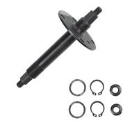 WheatThrive Exercise Bike Axle, Middle Wheel Pin, Stationary Bike Part, Metal Replacement Shaft, 180mm Length for Home Gym Repair