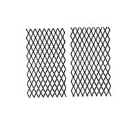 WheatThrive Fireplace Grate, Ember Baffle, Heat Deflector, Contains Sparks, Improves Safety, Durable Metal Construction, 7.5x11.8 Inch, 2 Pack
