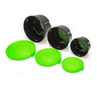 WheatThrive Fishing Bait Storage Box Set with Breather Holes, 3-Pack PP Earthworm Keeper Containers for Live Worms, Tackle Organizer