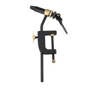 WheatThrive Fly Tying Vise, Fly Fishing Vise, Rotary C-Clamp Vise, Metal Hook Holder for Small Hooks, Adjustable Table Mount up to 35mm, Black
