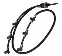 WheatThrive Fuel Return Line, Injector Pipe, Hose for Audi A4 B7, A6 C6, Q7 2.7 3.0 2004-2012, OEM 059130218H, Black Plastic