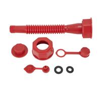 WheatThrive Gas Can Spout,Nozzle,Vent Kit,Flexible Pour,Red,for Blitz Midwest Scepter Cans,Lawn Care Refueling