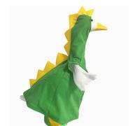 WheatThrive Goose Statue Clothes, Garden Goose Outfit, 23 Inch Decor Cover, Weather Resistant Fabric, Festive Patio Party Accessory, Yellow Green