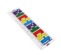 WheatThrive Guitar Scale Sliding Ruler, Visual Practice Tool for Pentatonic Diatonic Modes, Colorful Fretboard Guide for Acoustic Folk Guitar Beginners