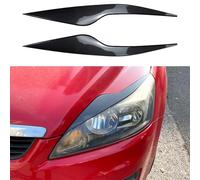 WheatThrive Headlight Eyelids, Headlight Eyebrows, Carbon Fiber Trim for Ford Focus MK2.5 2008-2011, ABS Sporty Cover, 2 Pack