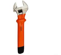 WheatThrive High Voltage Resistant VDE Adjustable Wrench 1000V Insulated Electricians Safety Tool Chrome Vanadium Steel Rust Proof Smooth Adjustment for Wiring 20.5cm(D)