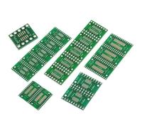 WheatThrive IC Adapter Socket, PCB Conversion Board, SMD to DIP, 35pcs Kit for SOP8-28, Electronics Repair