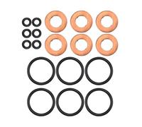WheatThrive Injector Seal Kit, Diesel Injector Seals, LR032818, Direct Fit Replacement, 18pcs Plastic Gaskets for Land Rover Range Rover Sport Evoque Discovery Jaguar XF XJ S-Type