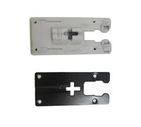 WheatThrive Jig Saw Base Plate, Jigsaw Foot, Guide Shoe for Bosch GST 4304, Aluminium Alloy Stable Cutting Accessory, Black