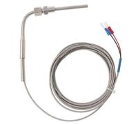 WheatThrive K Type Thermocouple, EGT Sensor, Exhaust Probe, Stainless Steel, -100 to 1250C, 1/8 NPT Thread, for Motor Gas Temp