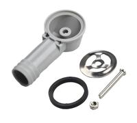 WheatThrive Kitchen Sink Overflow Hole, Basin Waste Plug, Round Conversion Joint for Flexible Pipe, ABS Seal Spares, Pack