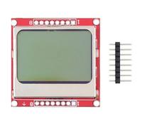 WheatThrive LCD Module, LCD Display, 84x48 Pixel Screen for Nokia 5110, White Backlight, Low Power, for spi Interface for Arduino, AVR, Gaming Projects