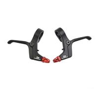 WheatThrive Lightweight Aluminium Brake Levers for Kids' Mountain Bikes and Easy to Use (Red)