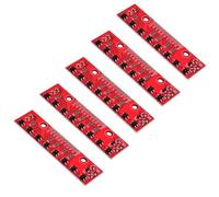 WheatThrive Line Tracking Module, Obstacle Sensor, 8-Channel Robot Part, Analog Output, Compact PCB for Arduino, Raspberry Pi, DIY Robotics, 5 Pack