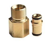 WheatThrive M22 Adapter, Pressure Washer Coupler, Brass Fitting for Karcher Nilfisk, High Pressure Hose Connector, Quick Connect 14mm Thread
