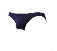 WheatThrive Men's Basic Solid Color Low Rise Briefs Crafted from Soft and Lightweight Material (2XL Dark Blue)