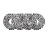 WheatThrive Microfiber Mop Cloth Replacement for Conga 20090 ProAI, InfinitySoap Cut&Spa, Compatible with Robotic Vacuum Cleaners, 4 or 10 Pack